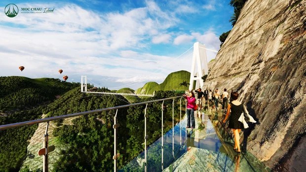 HOT: Vietnam is about to have the world's longest walking glass bridge, starting to welcome guests on this occasion of April 30 - Photo 1.