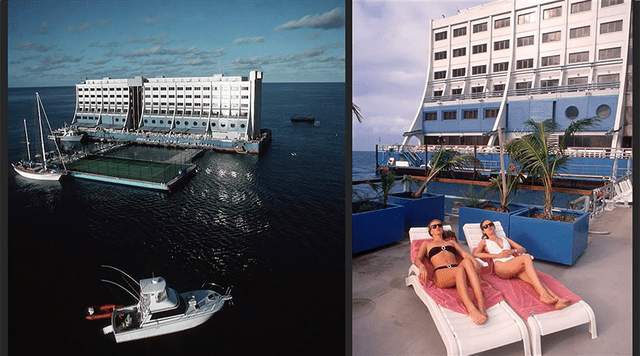 The 5-star 'floating hotel' used to be 'parked' on the Saigon River: In the 90s, the price was 8 million VND/night, including a tennis court, a helipad... but the current picture is sad! - Photo 4.