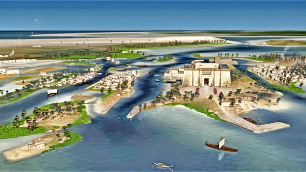 See the ruins of the city of Thonis-Heracleion, where the Egyptian legend lurks under the ocean - Photo 3.