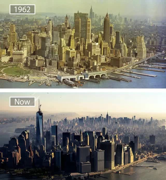 A series of photos from the past and present show the amazing changes of the world's most famous cities over the past century - Photo 16.