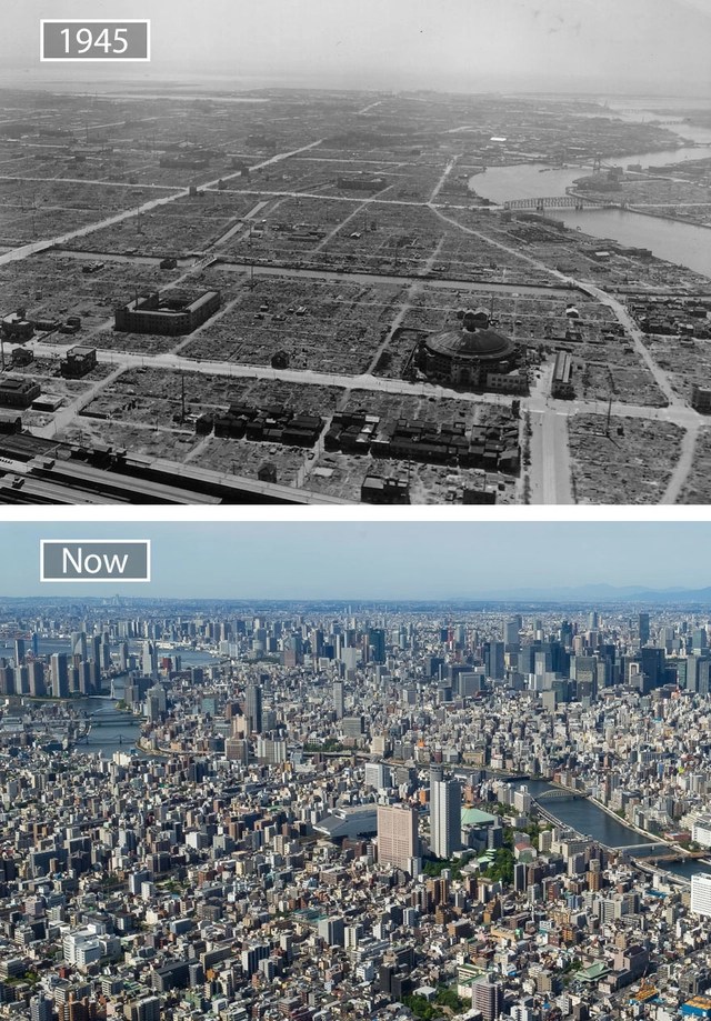 A series of photos from the past and present show the amazing changes of the world's most famous cities over the past century - Photo 4.