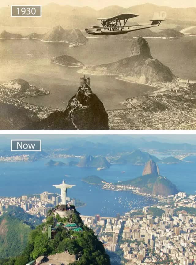A series of photos from the past and present show the amazing changes of the world's most famous cities over the past century - Photo 5.