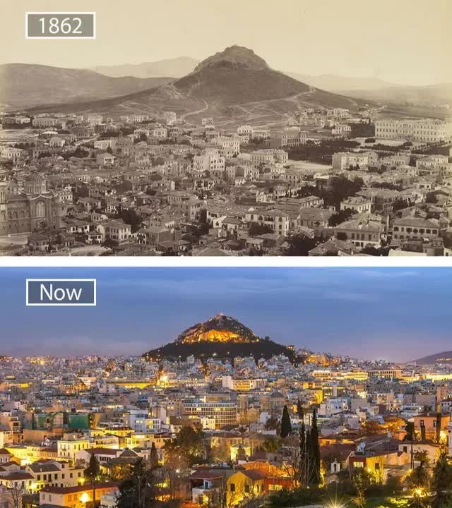 A series of photos from the past and present show the amazing changes of the world's most famous cities over the past century - Photo 9.