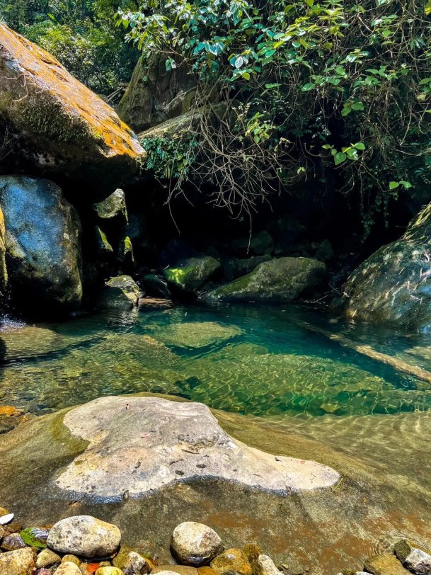 Clear water at Cua Tu stream