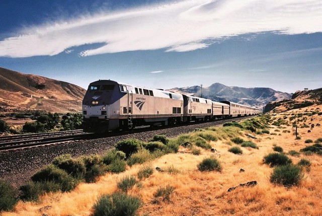 Train California Zephyr, USA. Photo: Amtrak