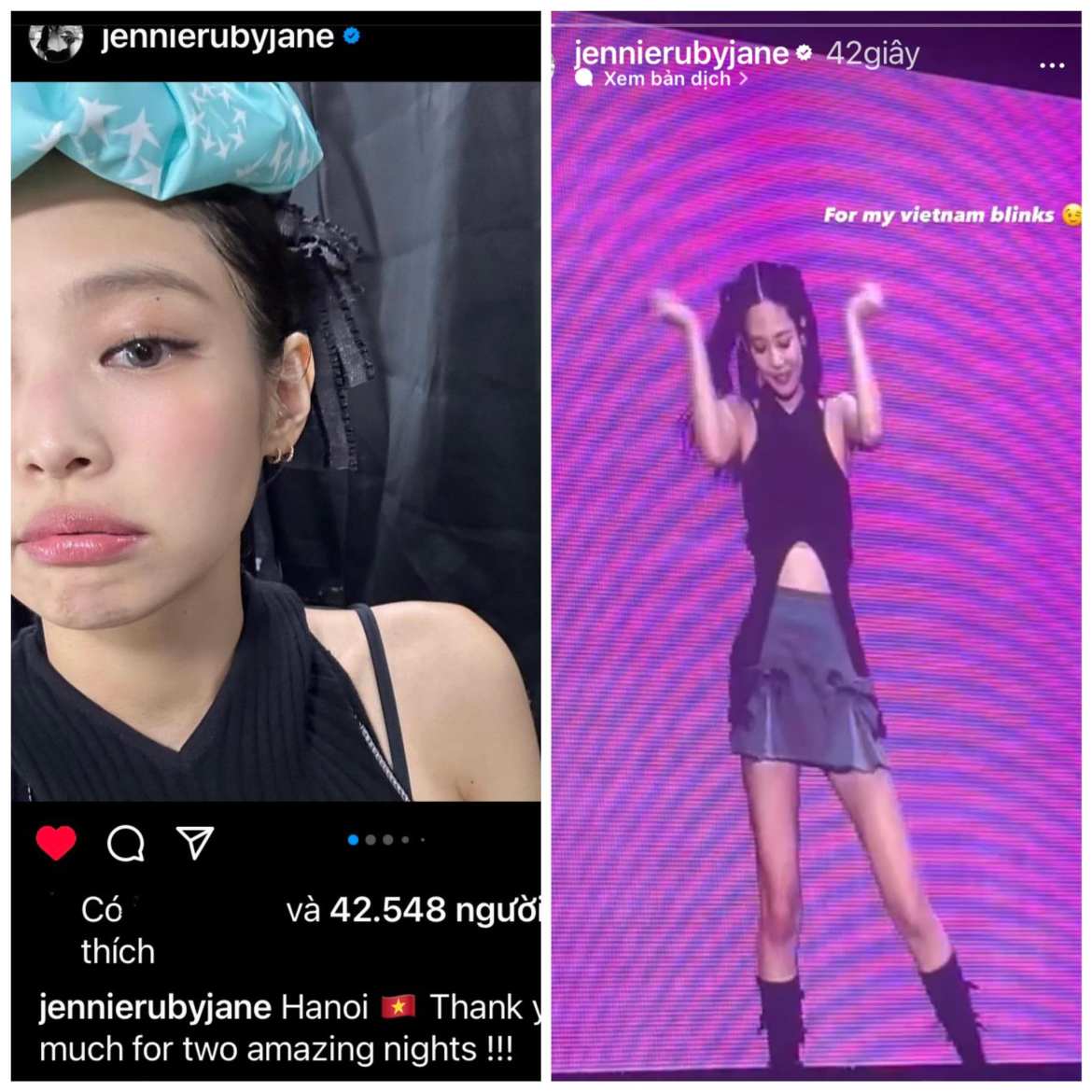 Jennie (Blackpink) đăng clip nhảy "See tình", hé lộ hình ảnh lần đầu công bố tại concert ở Việt Nam