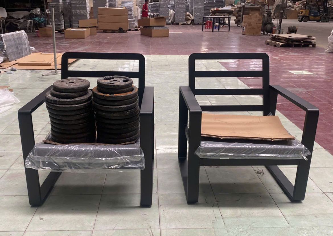 Example of OEM Outdoor furniture for MoveToAsia's Client in Vietnam